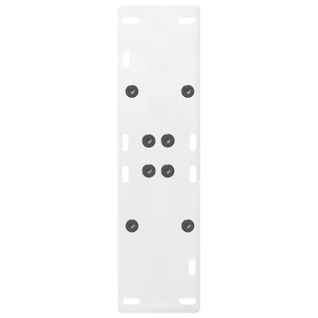 spisebordsben A-formet 2 stk. hvid 50x(72-73) cm stål