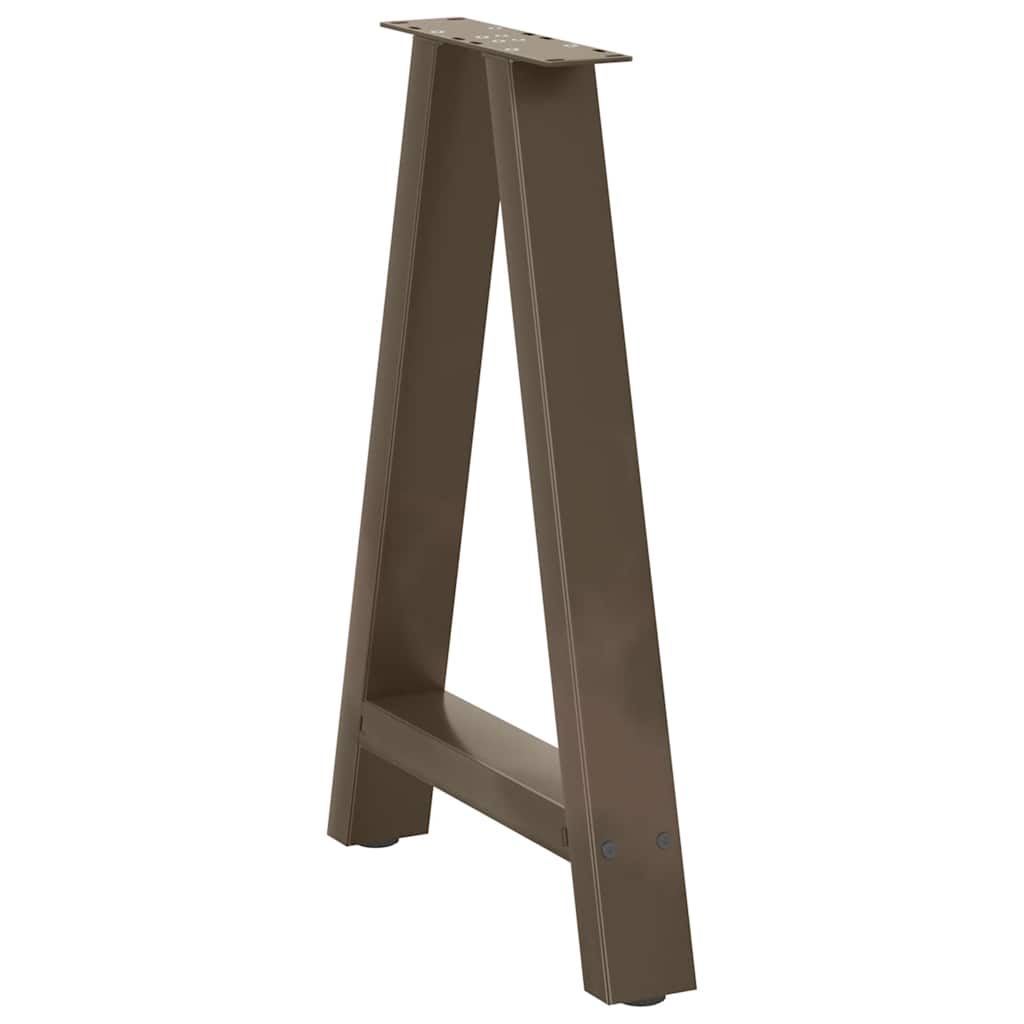 spisebordsben A-formet 2 stk. 50x(72-73) cm stål