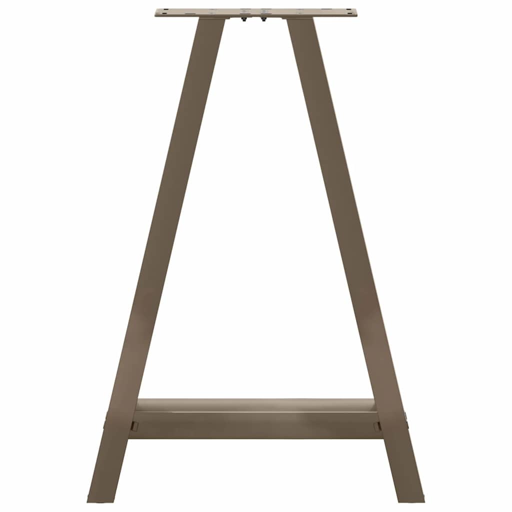 spisebordsben A-formet 2 stk. 50x(72-73) cm stål