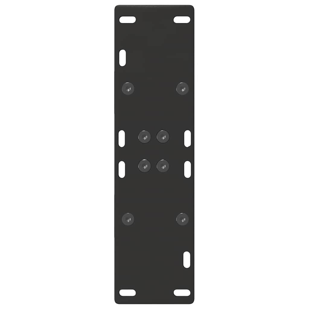 spisebordsben A-formet 2 stk. sort 60 x (72-73) cm stål