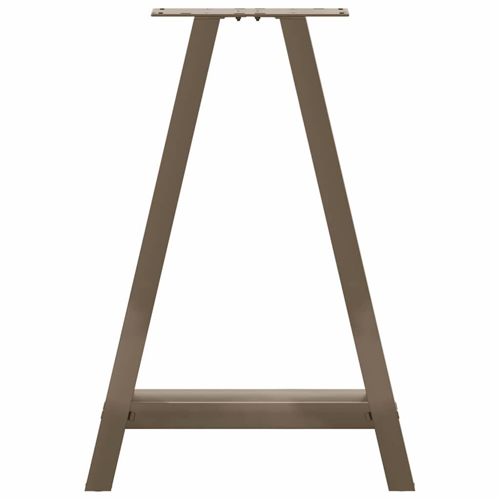 spisebordsben A-formet 2 stk. 60 x (72-73) cm stål