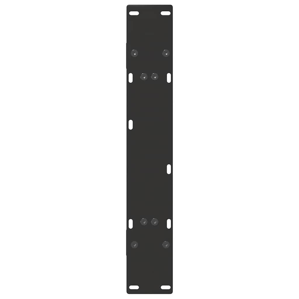 spisebordsben A-formet 2 stk. sort 70 x (72-73) cm stål