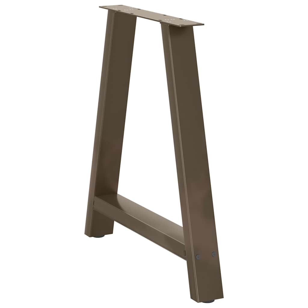 spisebordsben A-formet 2 stk. 70 x (72-73) cm stål