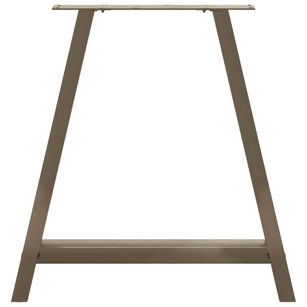 spisebordsben A-formet 2 stk. 70 x (72-73) cm stål