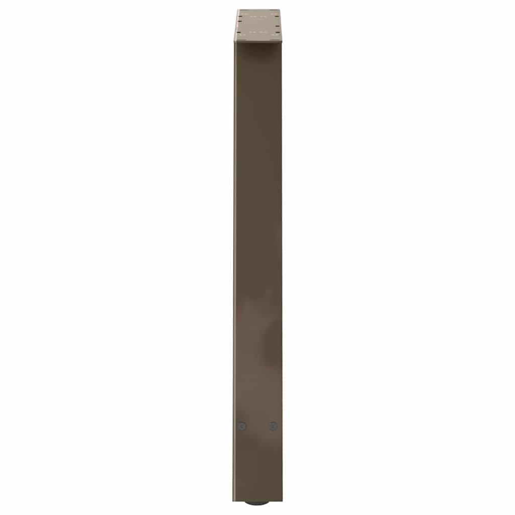 spisebordsben A-formet 2 stk. 70 x (72-73) cm stål
