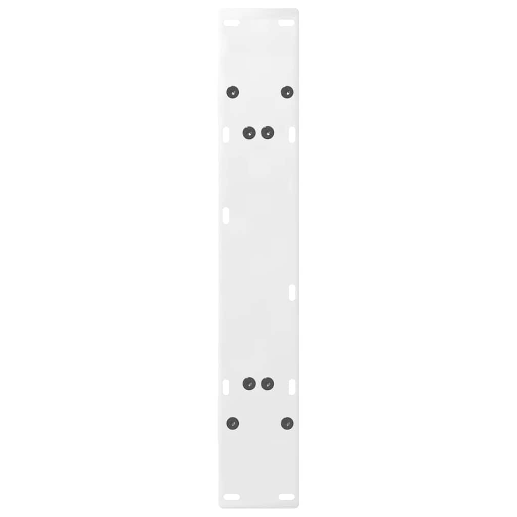 spisebordsben A-formet 2 stk. hvid 80x(72-73) cm stål