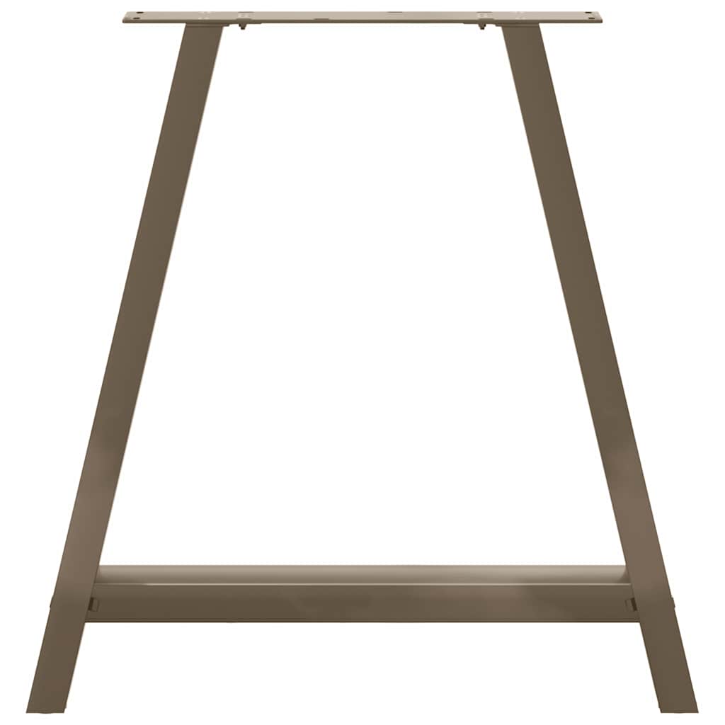 spisebordsben A-formet 2 stk. 80x(72-73) cm stål
