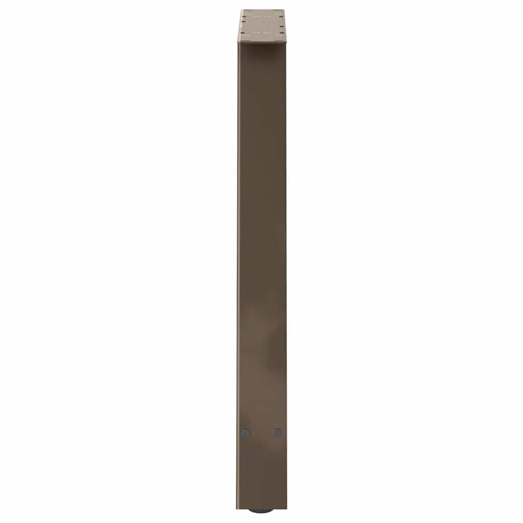 spisebordsben A-formet 2 stk. 80x(72-73) cm stål
