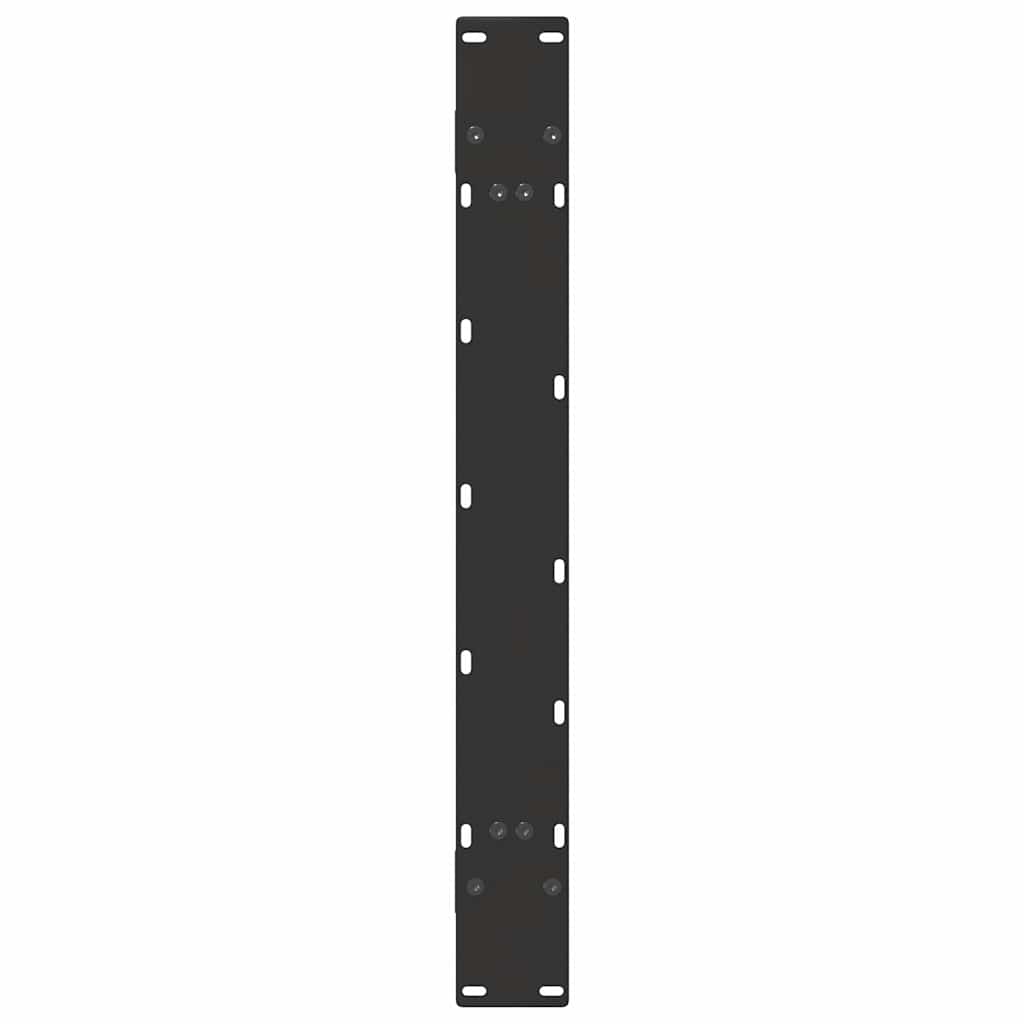 spisebordsben A-formet 2 stk. sort 90 x (72-73) cm stål
