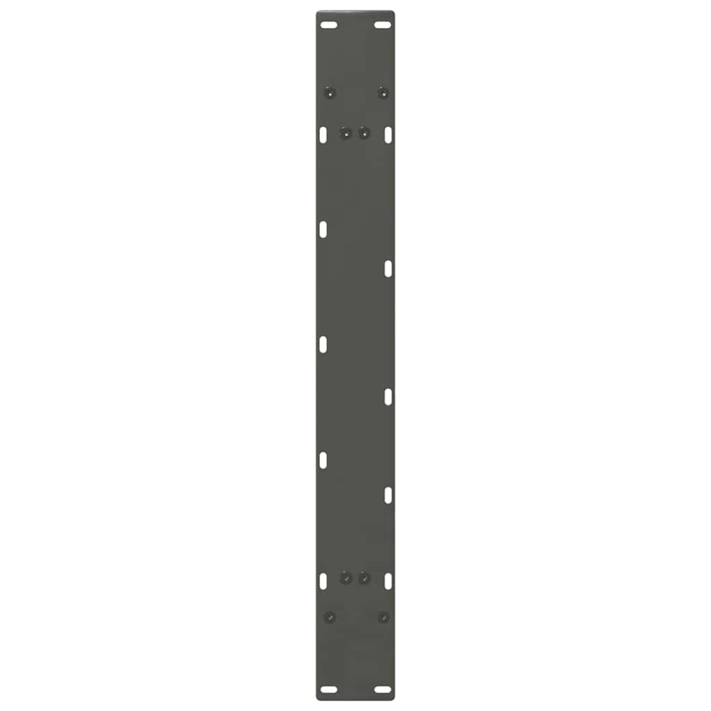 spisebordsben A-formet 2 stk. antracit 90x(72-73) cm stål