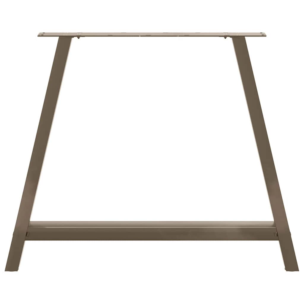 spisebordsben A-formet 2 stk. 90 x (72-73) cm stål
