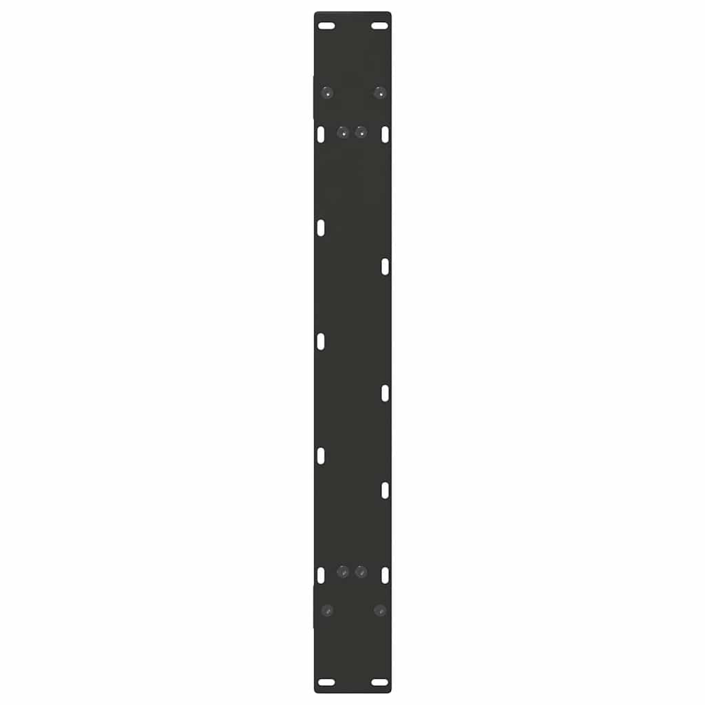spisebordsben A-formet 2 stk. sort 100x(72-73) cm stål