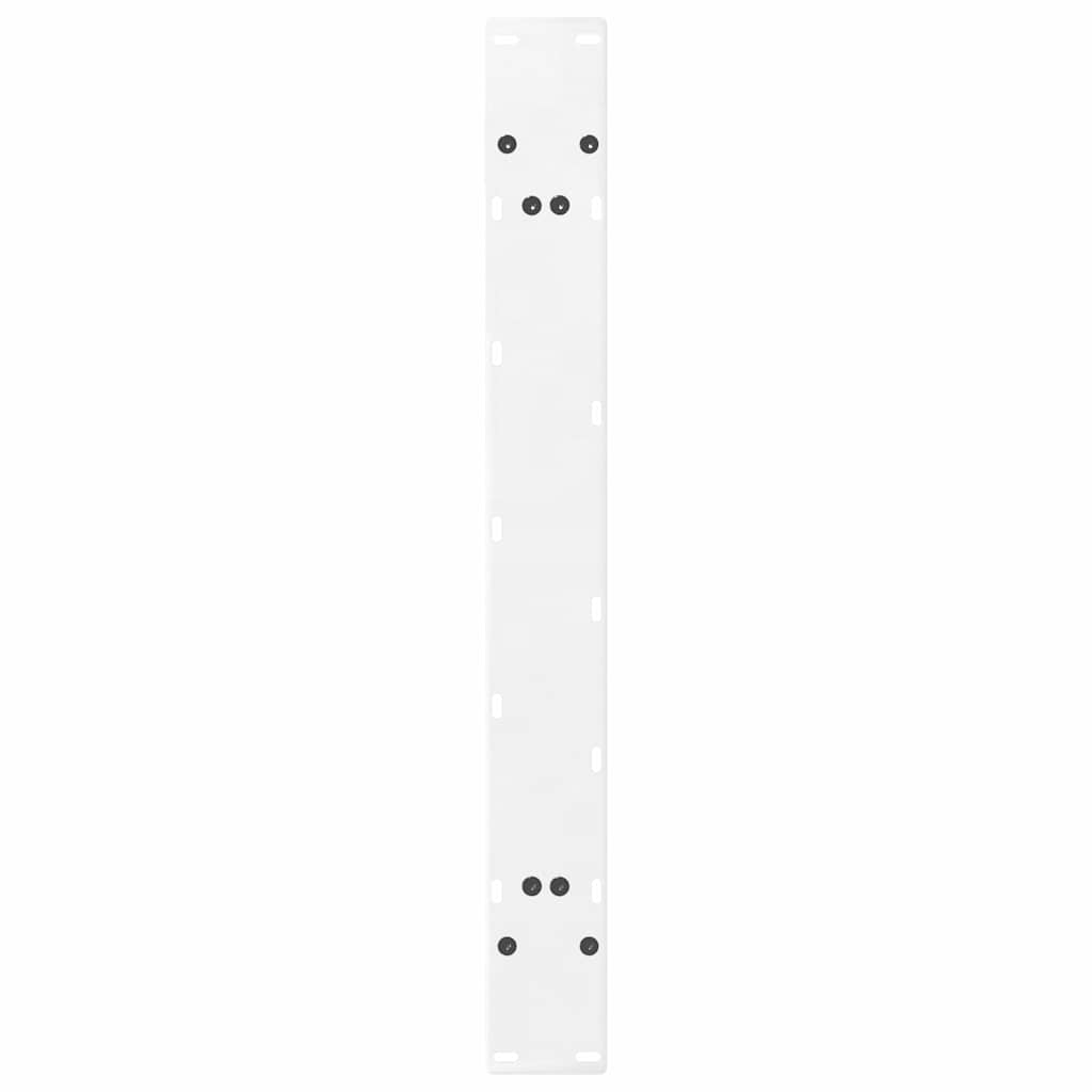 spisebordsben A-formet 2 stk. hvid 100x(72-73) cm stål