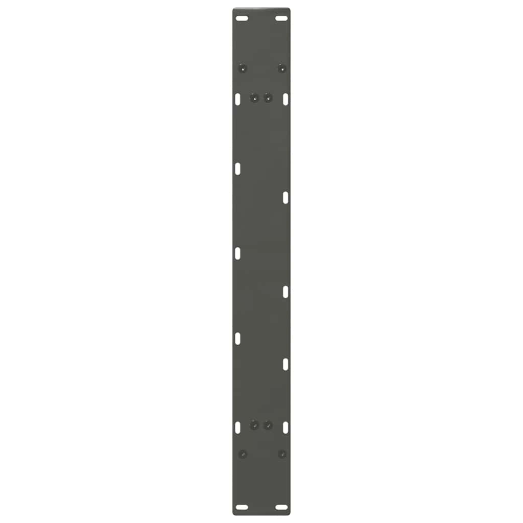 spisebordsben A-formet 2 stk. antracit 100x(72-73) cm stål
