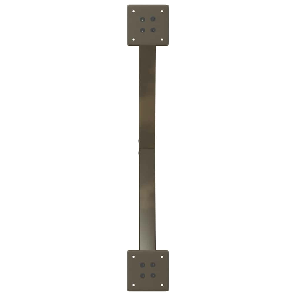 sofabordsben X-formet 2 stk. naturstål 70x(30-31) cm stål