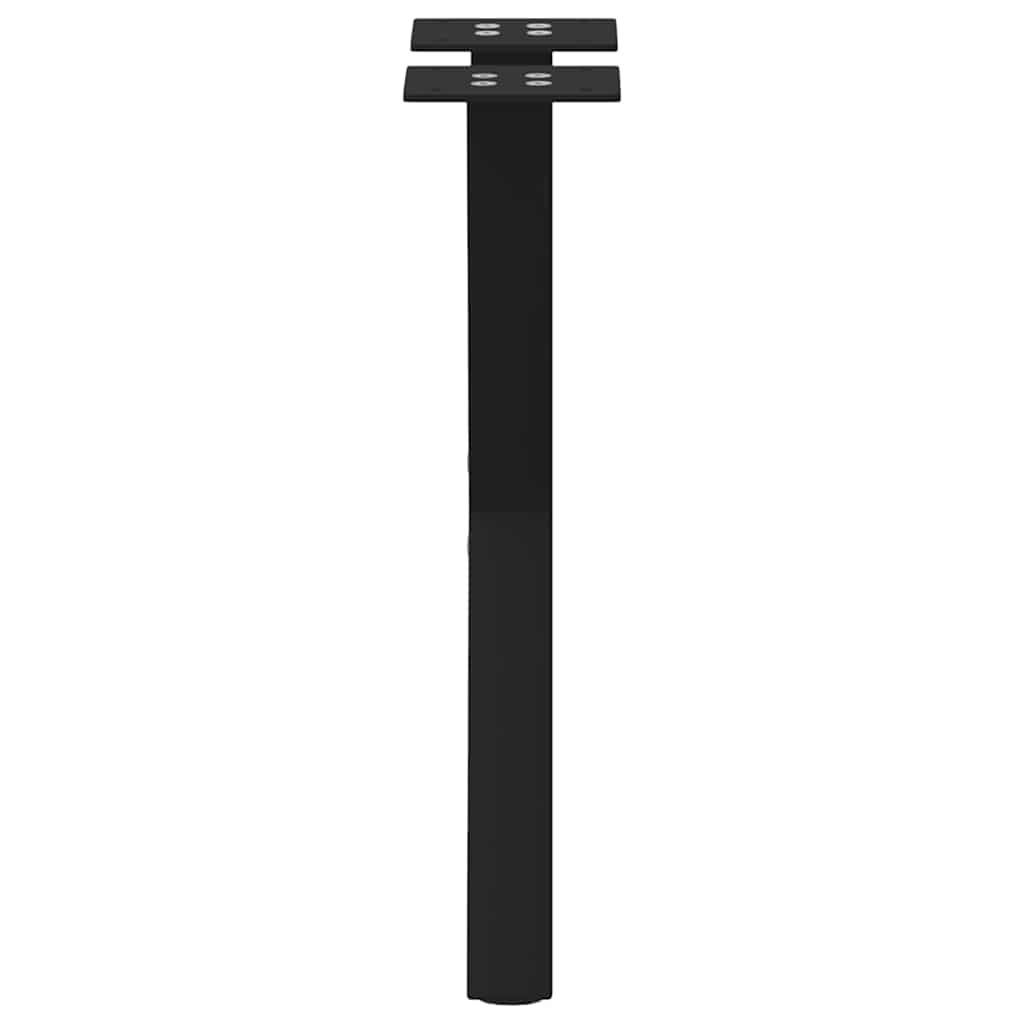 sofabordsben X-formet 2 stk. sort 28 x (42-43) cm stål