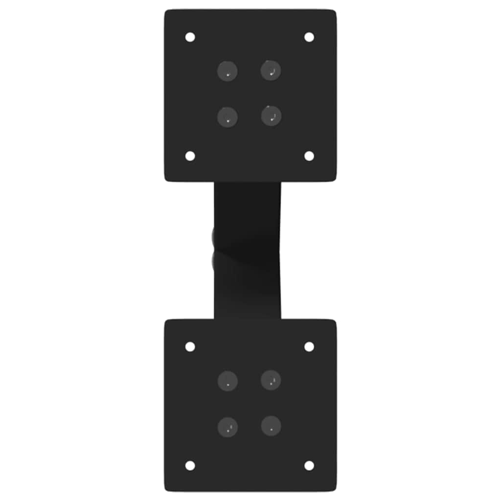 sofabordsben X-formet 2 stk. sort 28 x (42-43) cm stål