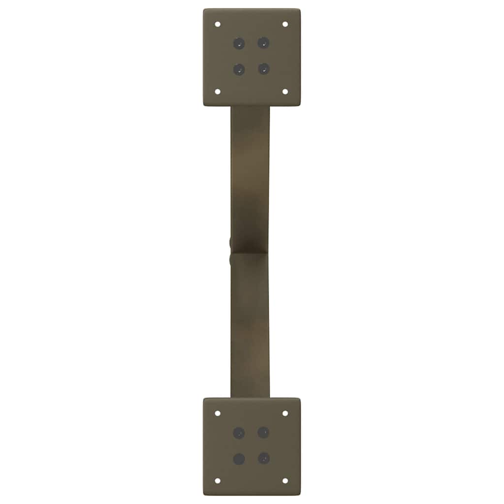 sofabordsben X-formet 2 stk. naturstål 60x(42-43) cm stål