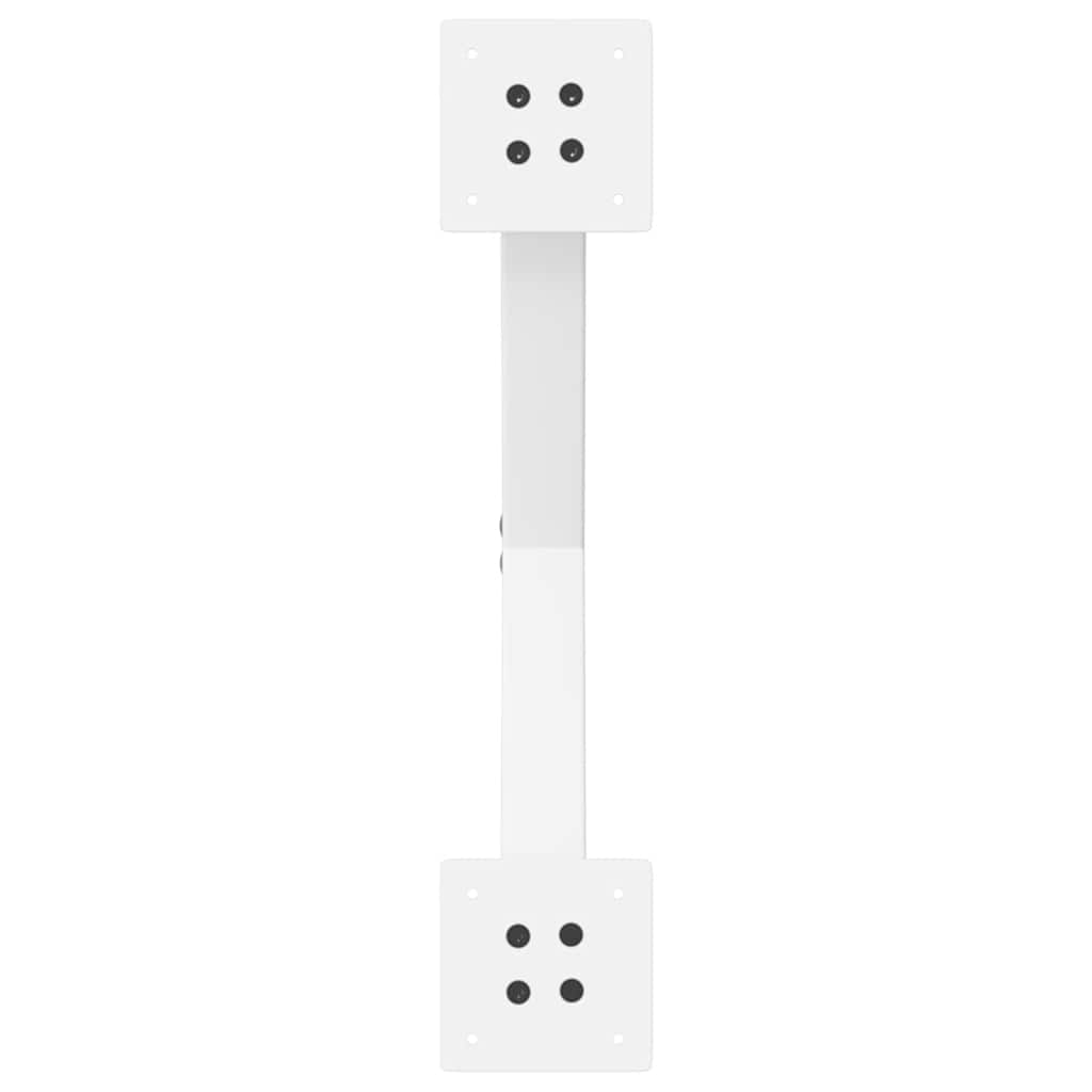 spisebordsben X-formet 2 stk. hvid 50x(72-73) cm stål