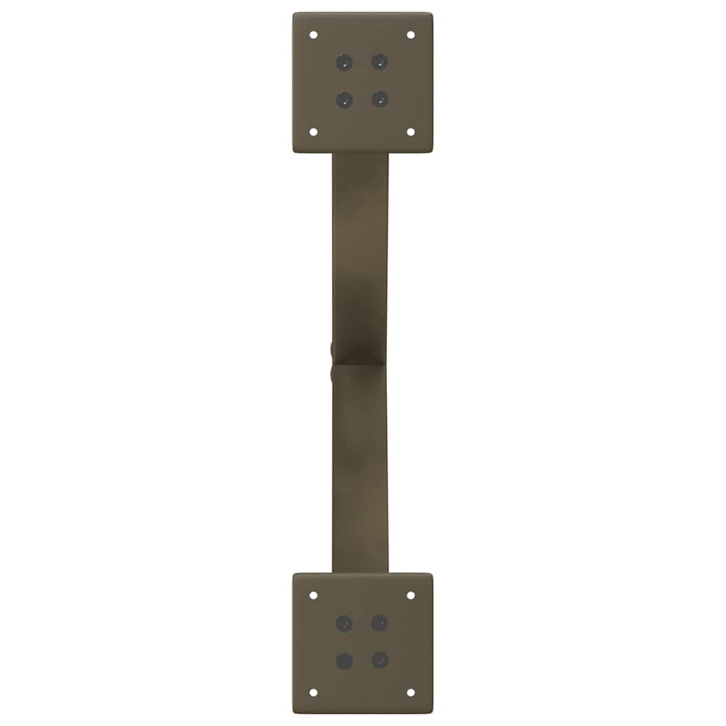 spisebordsben X-formet 2 stk. naturstål 50x(72-73) cm stål