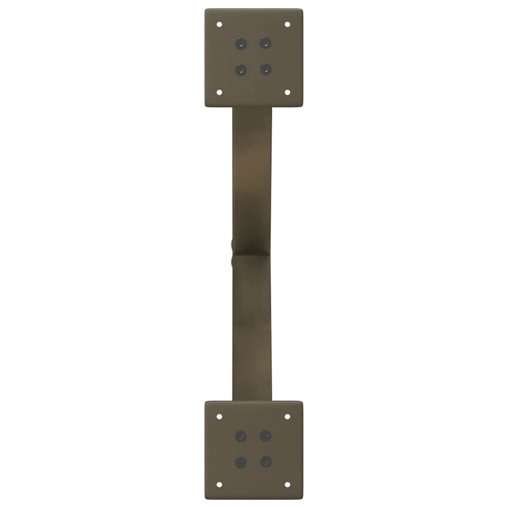 spisebordsben X-formet 2 stk. naturstål 57 x (72-73) cm stål