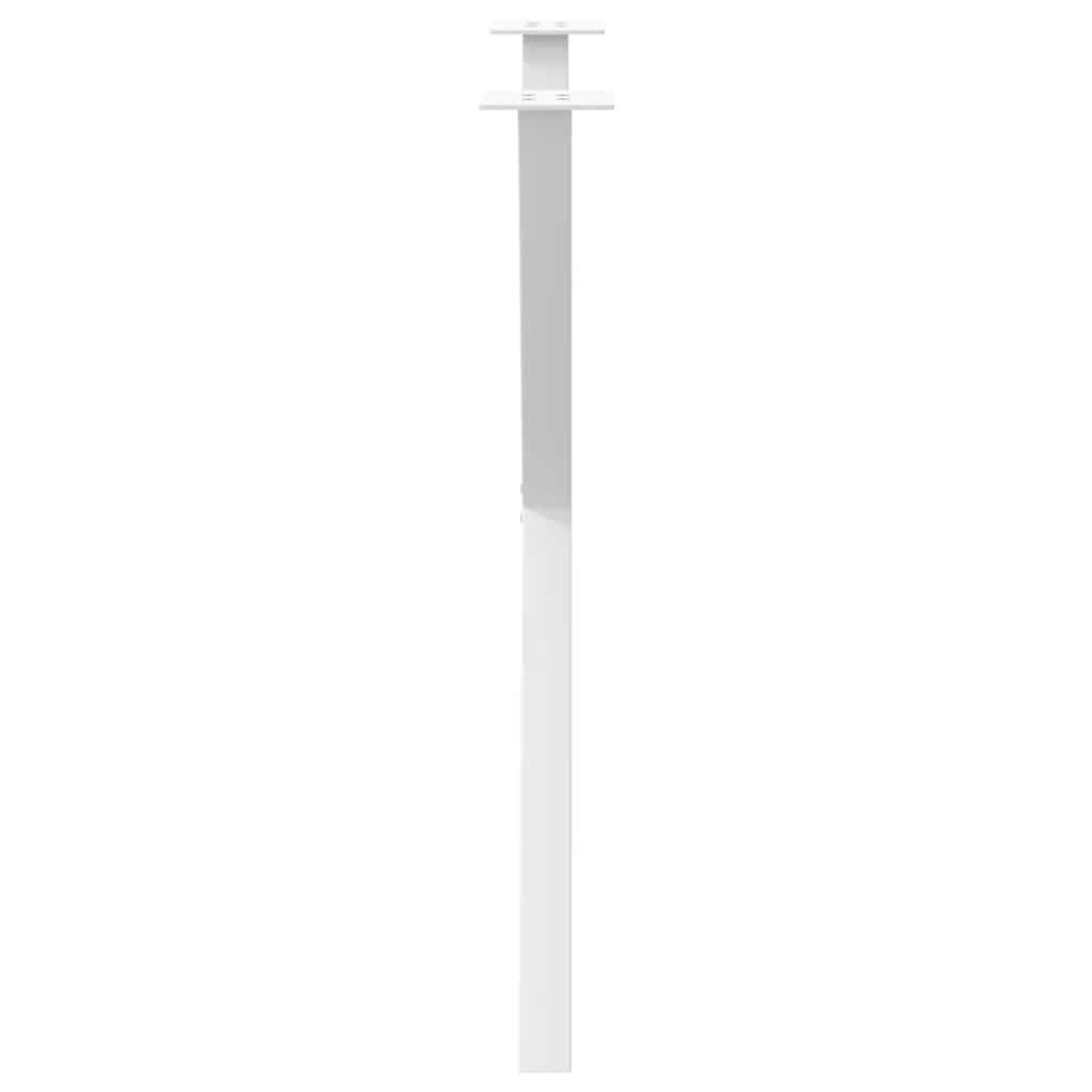 spisebordsben X-formet 2 stk. hvid 80x(72-73) cm stål