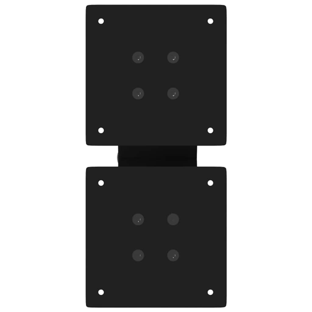 sofabordsben X-formet 2 stk. sort 30x(30-31) cm stål