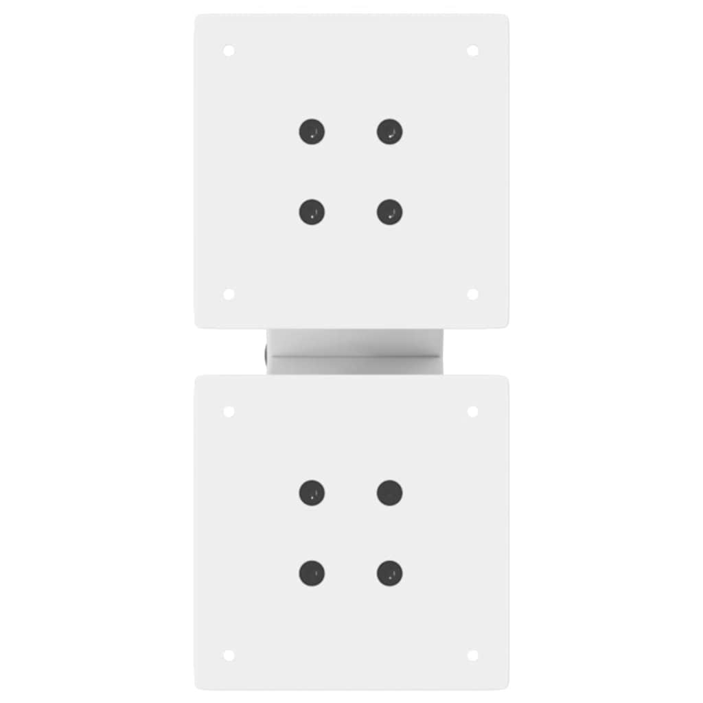 sofabordsben X-formet 2 stk. hvid 30x(30-31) cm stål