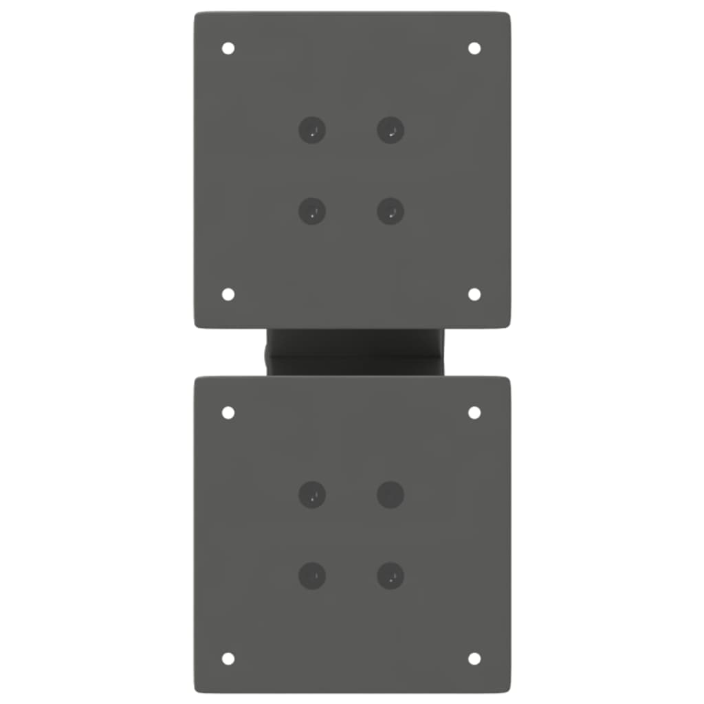 sofabordsben X-formet 2 stk. antracit 30x(30-31) cm stål