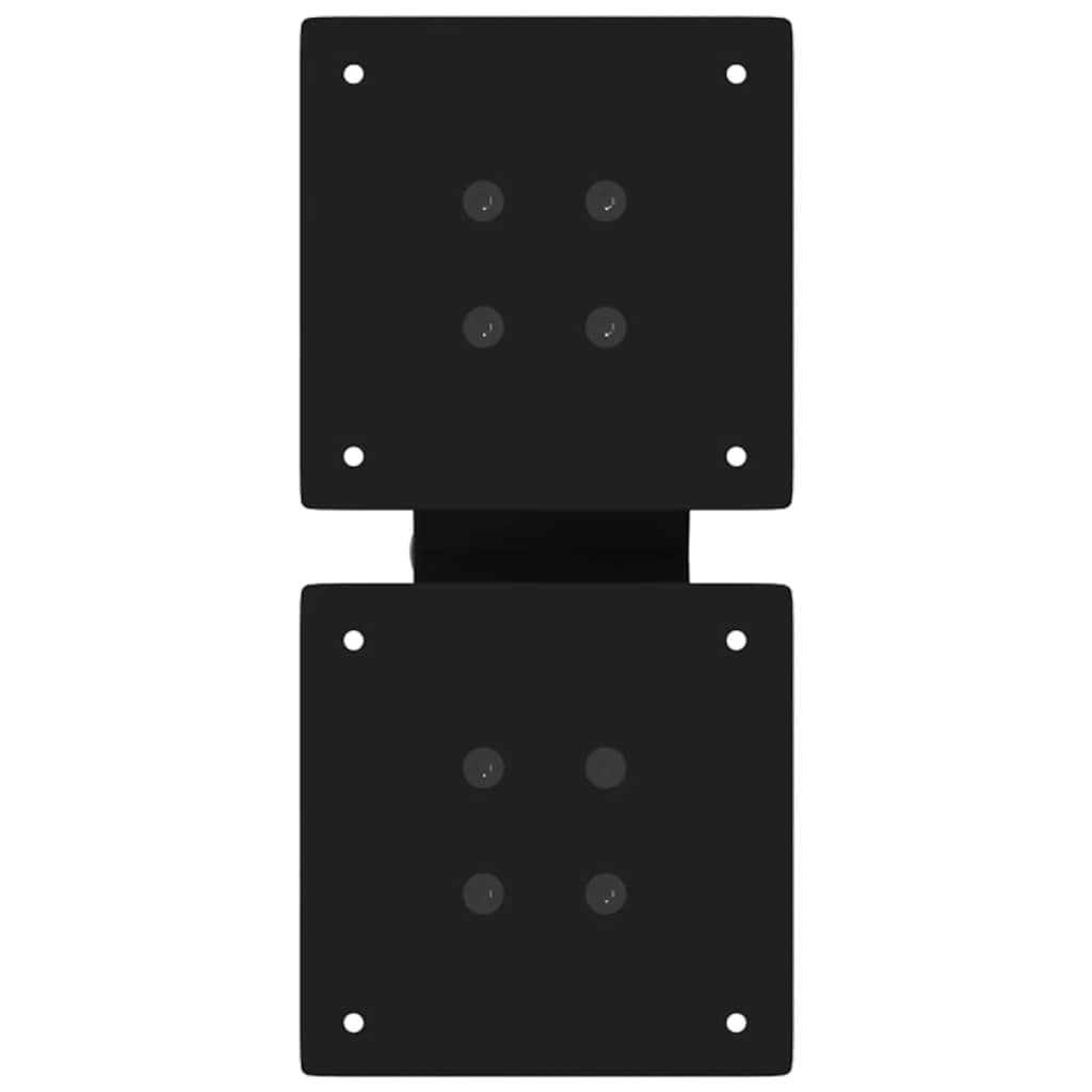 sofabordsben X-formet 2 stk. sort 40x(30-31) cm stål