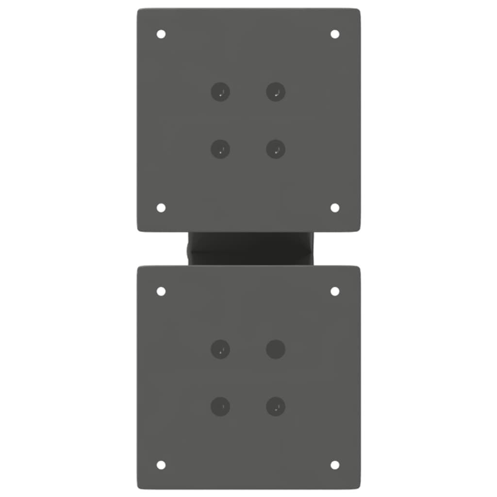 sofabordsben X-formet 2 stk. antracit 40x(30-31) cm stål