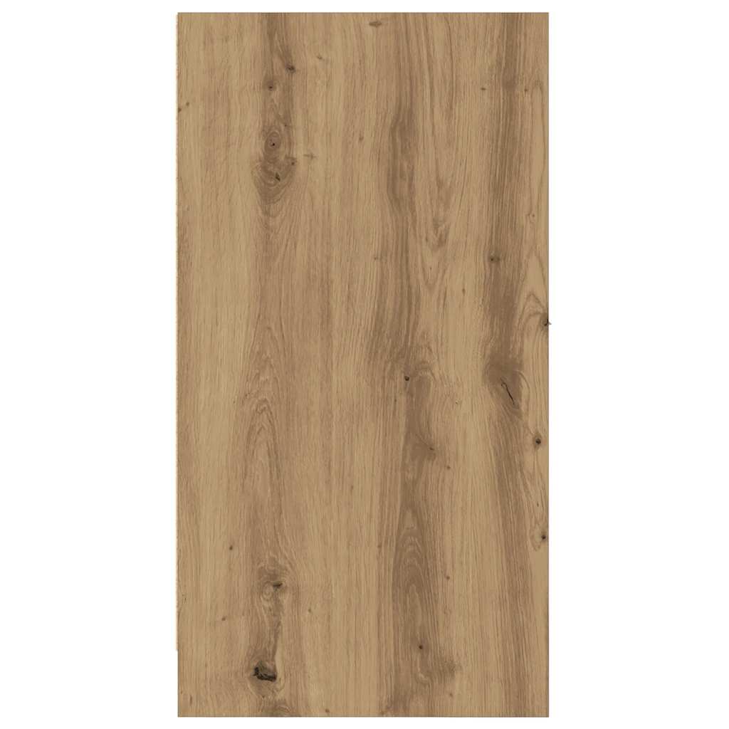 apotekerskab 30x41x77,5 cm konstrueret træ egetræsfarve