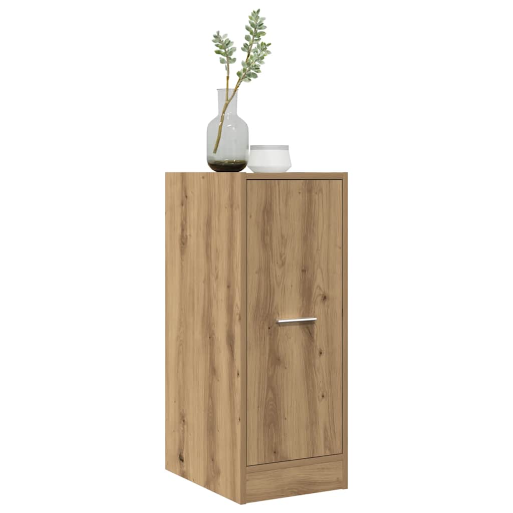 apotekerskab 30x41x77,5 cm konstrueret træ egetræsfarve