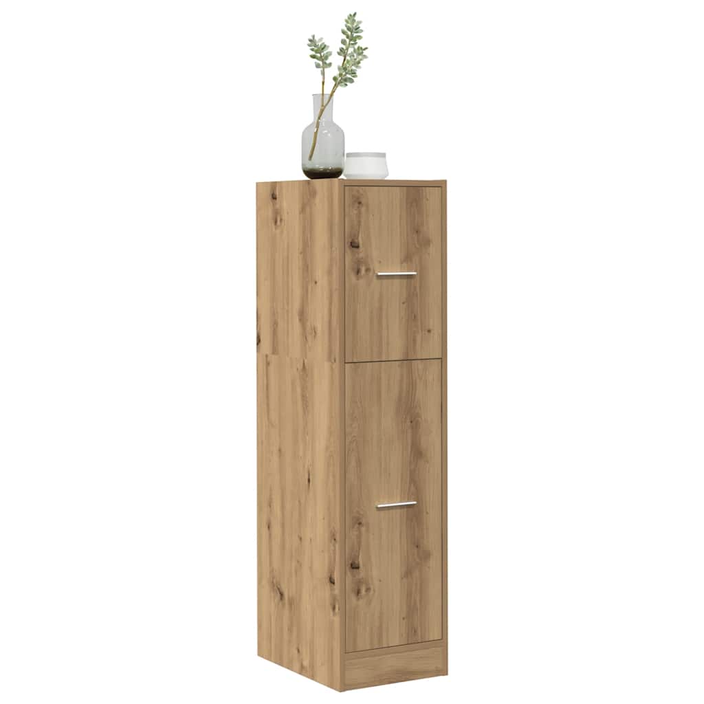 apotekerskab 30x41x118 cm konstrueret træ sonoma-eg