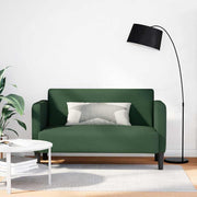 elskovssofa 109 cm fløjlsstof mørkegrøn