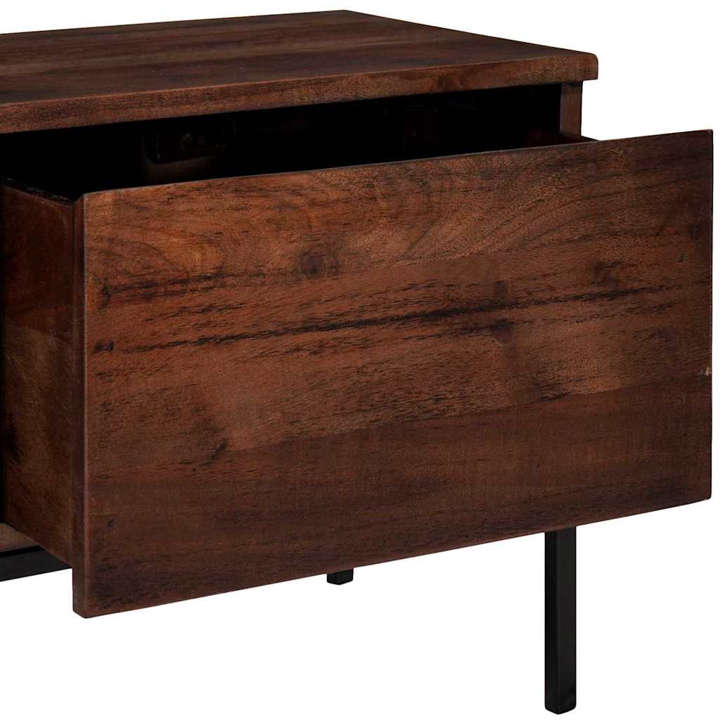 Medieopbevaringsskabe & -reoler honningfarvet 110 x 30 x 36 cm