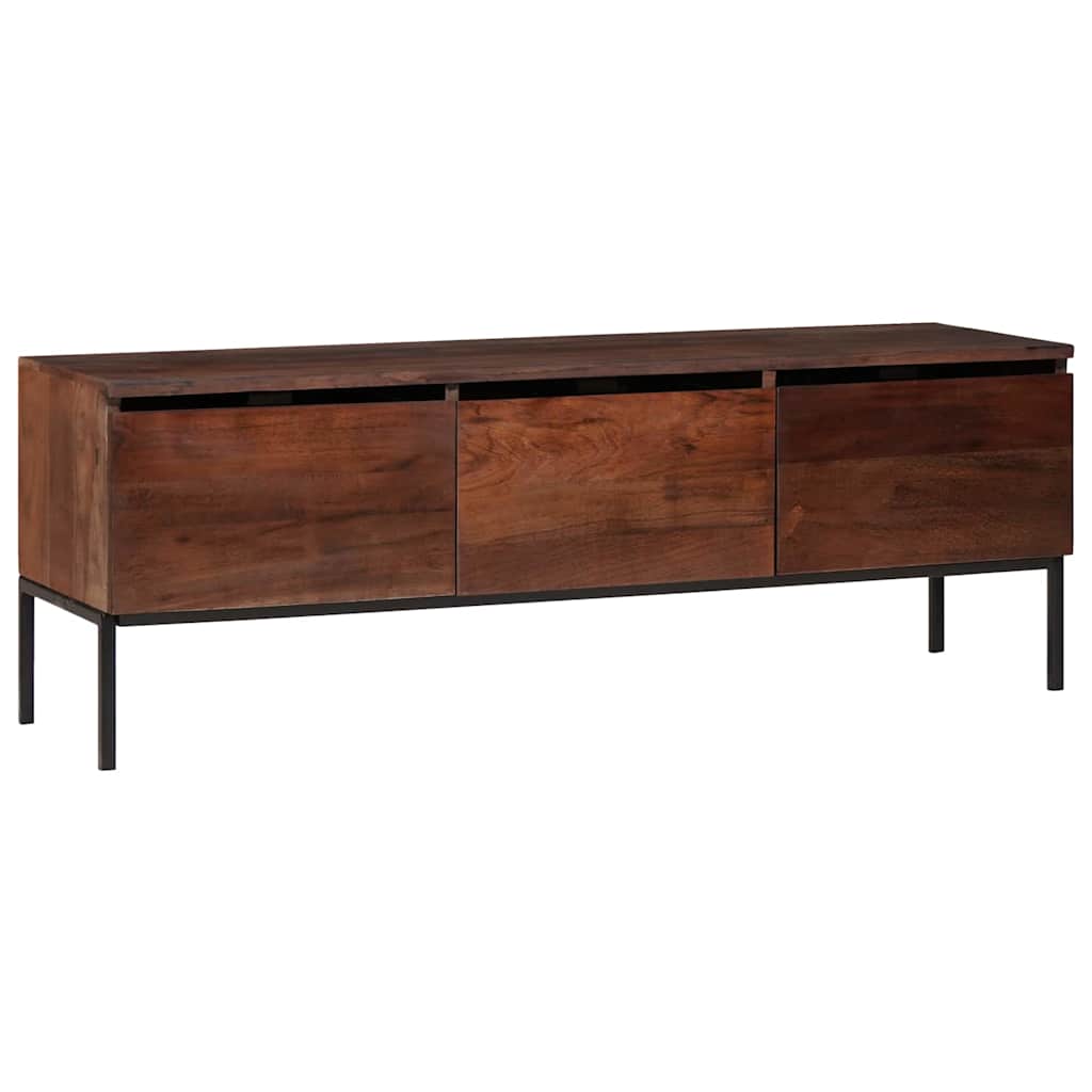 Medieopbevaringsskabe & -reoler honningfarvet 110 x 30 x 36 cm