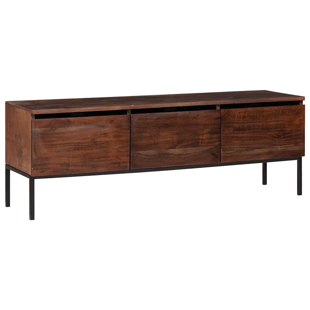 Medieopbevaringsskabe & -reoler honningfarvet 110 x 30 x 36 cm