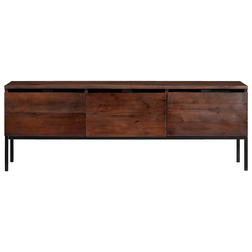 Medieopbevaringsskabe & -reoler honningfarvet 110 x 30 x 36 cm
