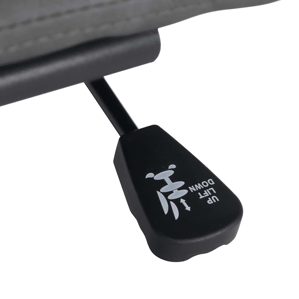 drejelig kontorstol stof lysegrå