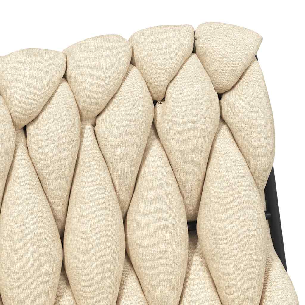 drejelig kontorstol stof cremefarvet