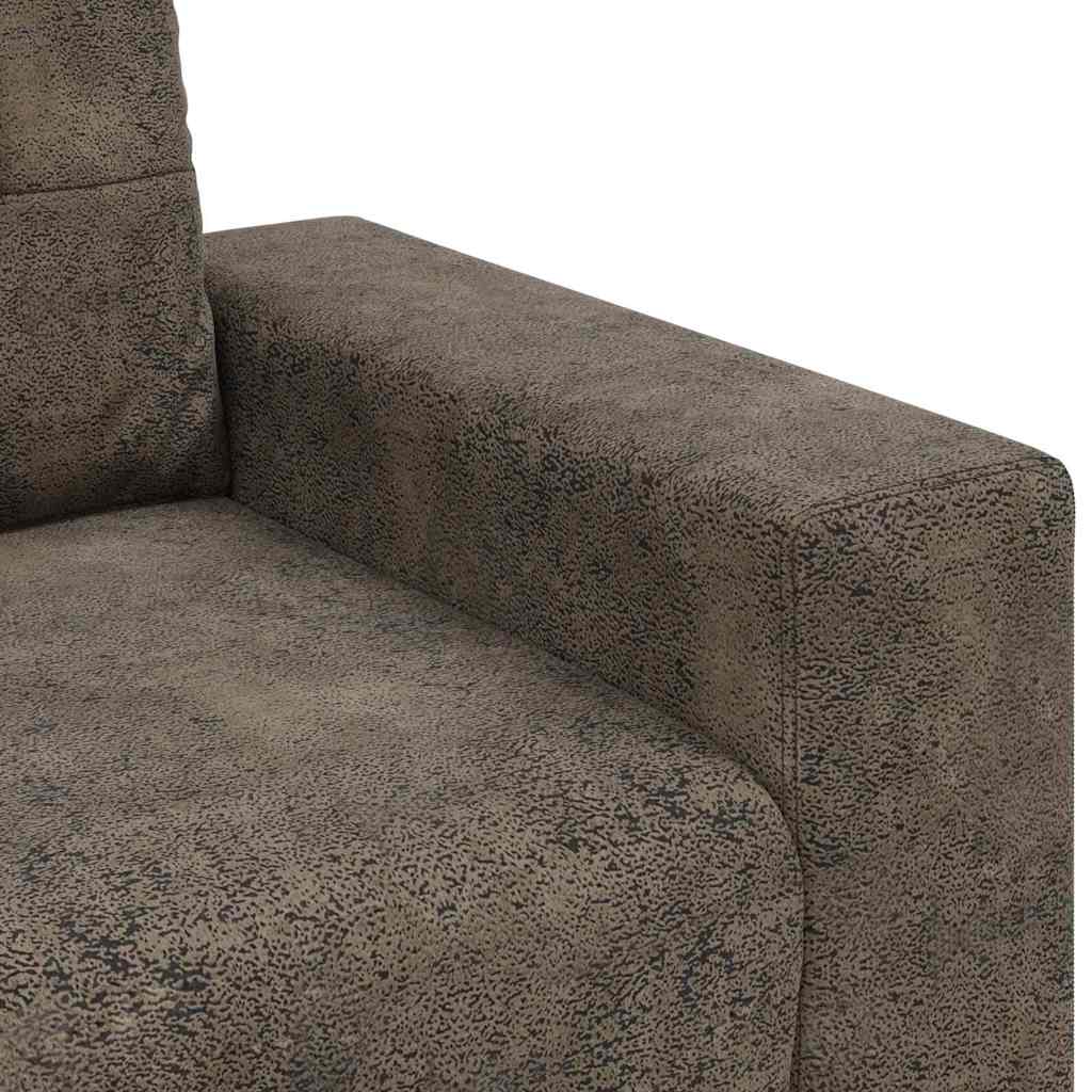 Sofa Stol med pude Mørkegrå Kunstlæder