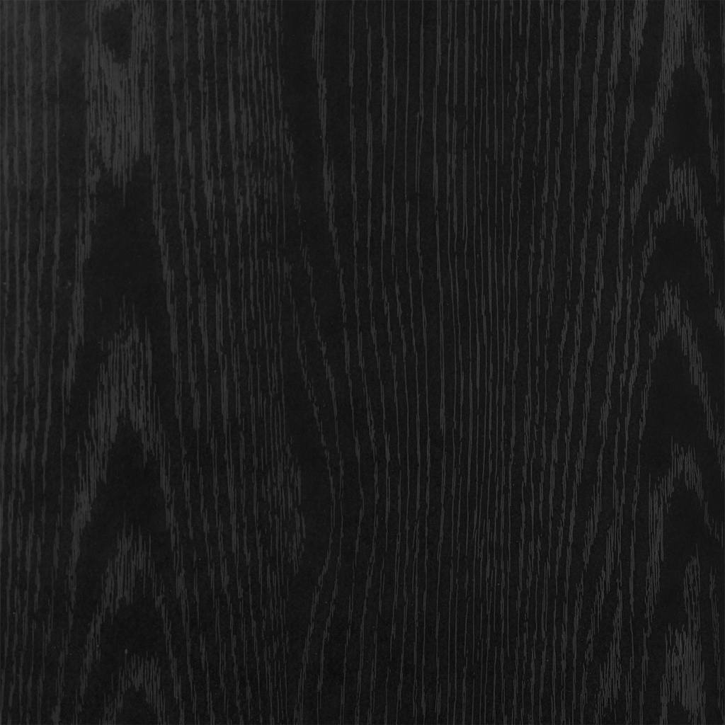 CD-reoler 2 stk. 21x16x93,5cm konstrueret træ sort egetræsfarve