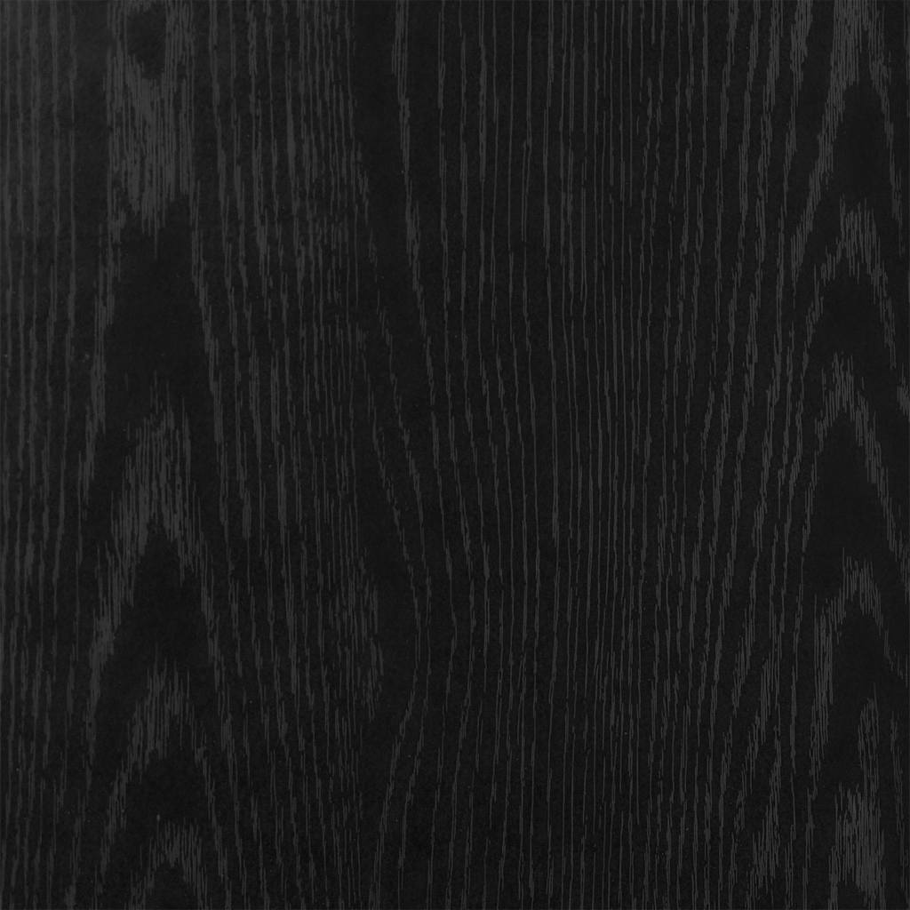 cd-reol 100x23x89,5 cm konstrueret træ sort-eg