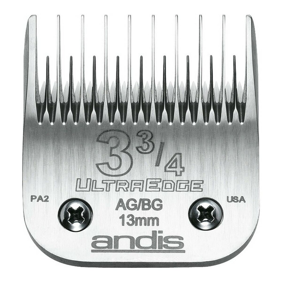 Barberblade Andis 3 3/4 Stål Chromsalt billede