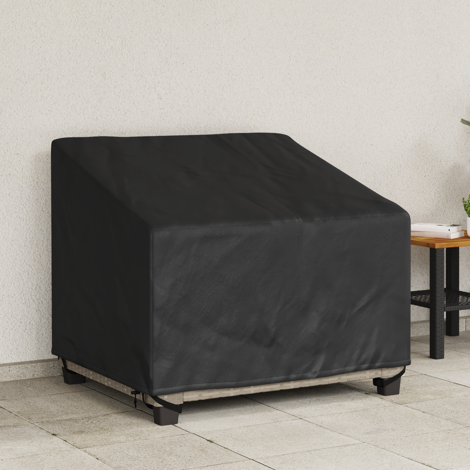 Have Stolovertræk Sort 96 x 79 x 74 cm 600D Oxford Stof
