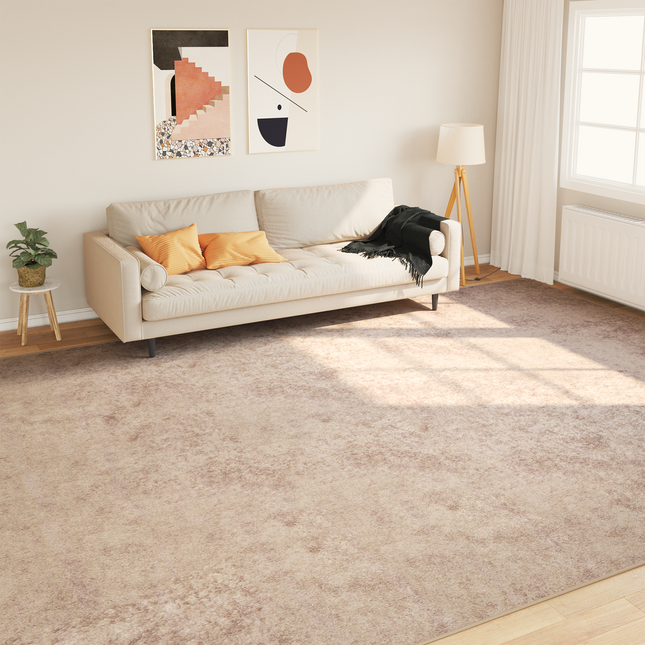 Tæppe Runner MARSA Beige 300 x 400 cm Polyester og PVC