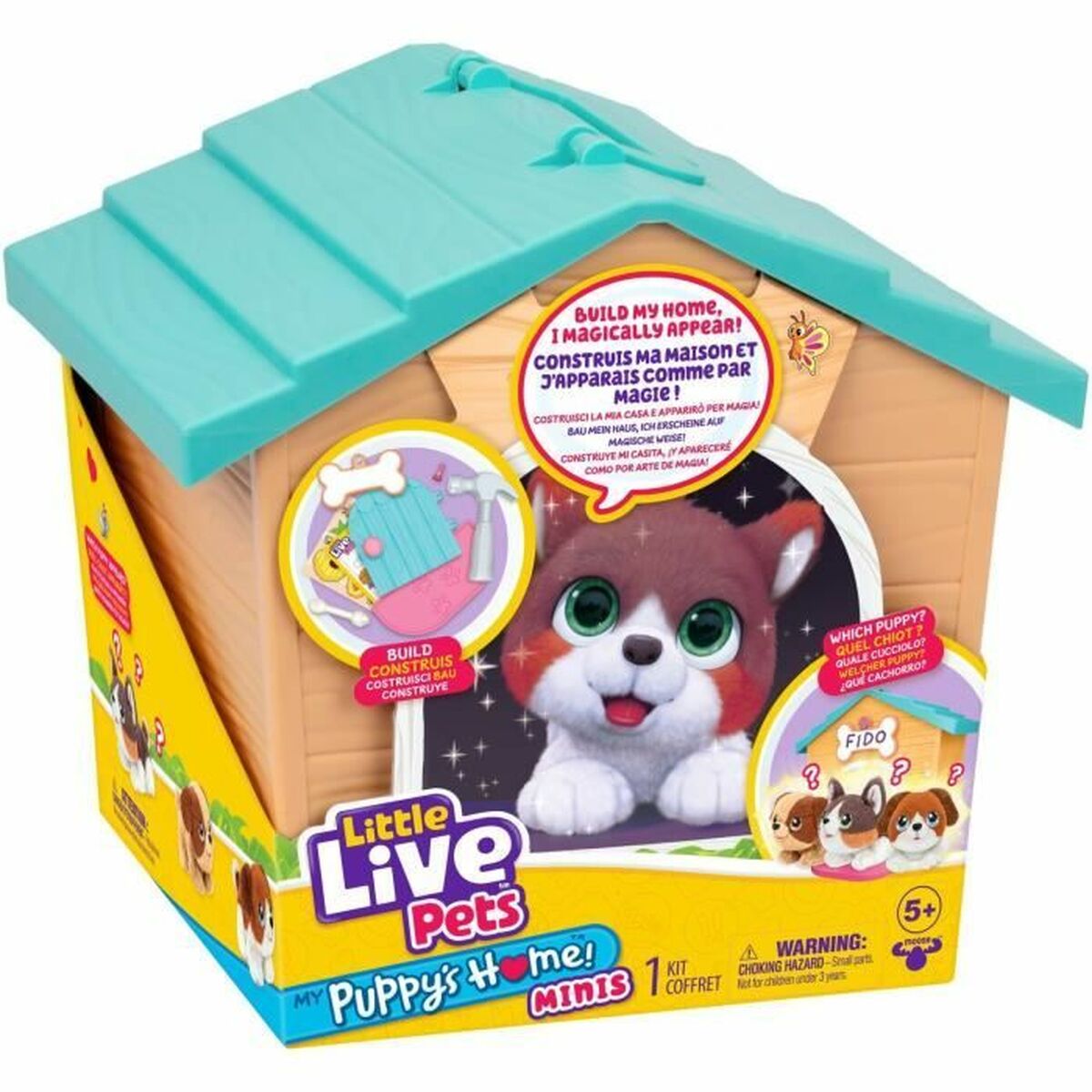 Bamse Moose Toys Orange Dog Multifarvet plys Hund billede