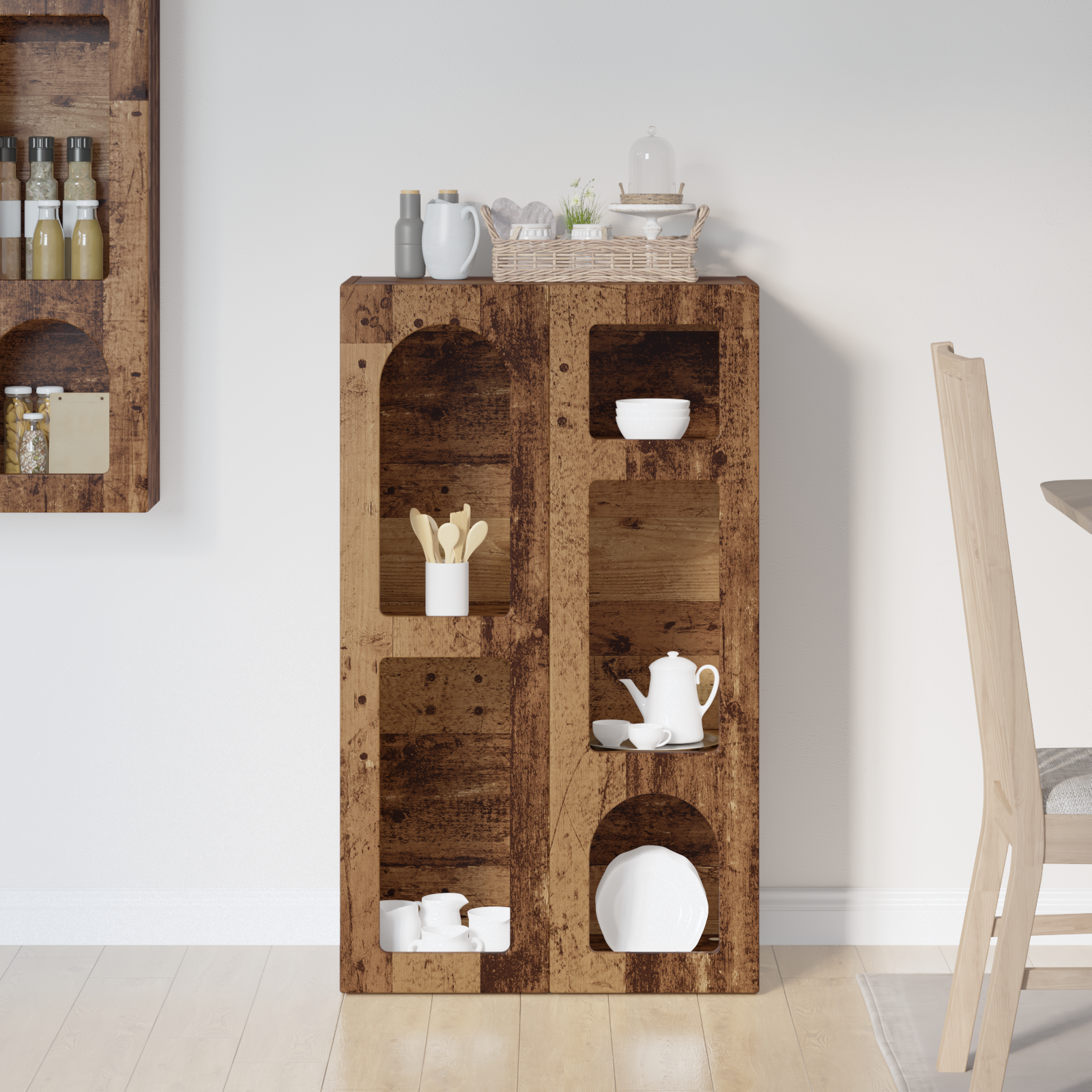 Sideboard Gammelt træ 59 x 35 x 100,5 cm Konstrueret træ