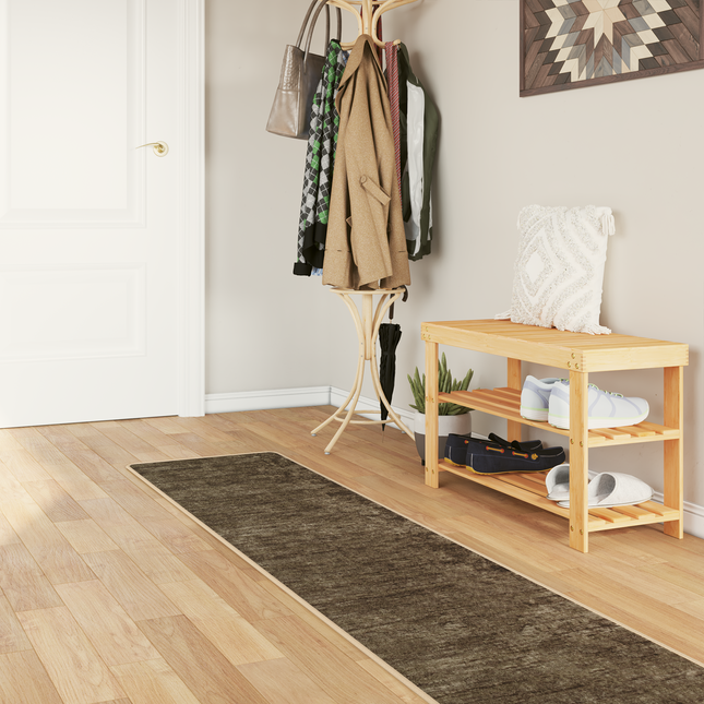Tæppe Runner MARSA Skovgrøn 50 x 450 cm Polyester og PVC